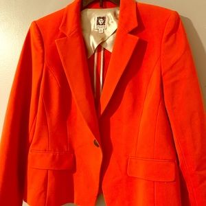 Orange Calvin Klein Blazer